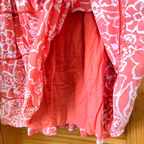 Women’s Jones New York long coral size 8 A-line skirt - Picture 3 of 8